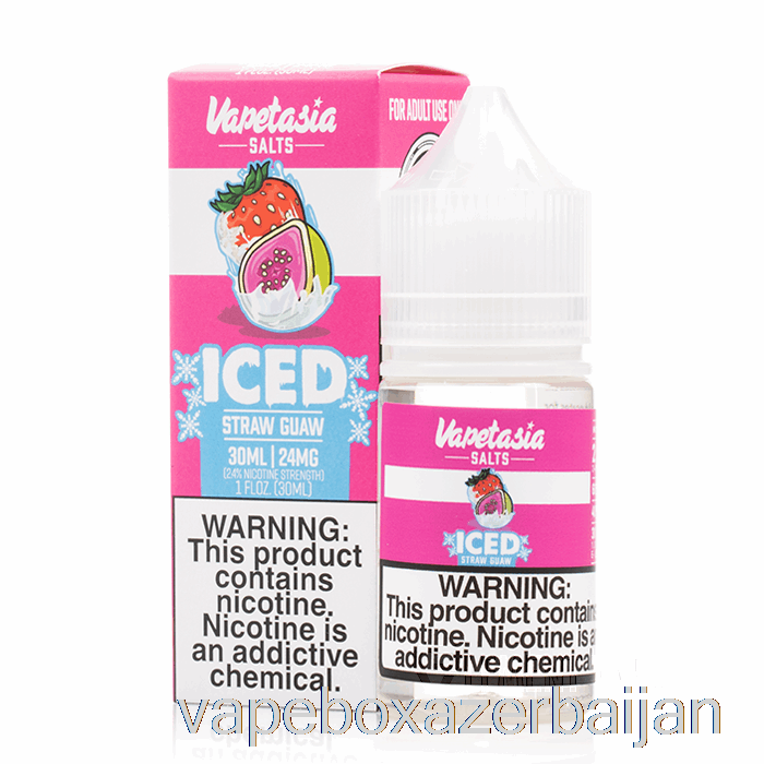 Vape Baku ICED Straw Guaw - Vapetasia Salts - 30mL 24mg